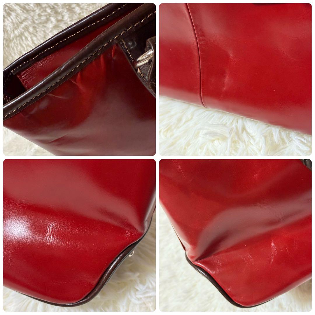 【未使用】Kiefer neu キーファーノイ ビジネスバッグ トートバッグ 赤