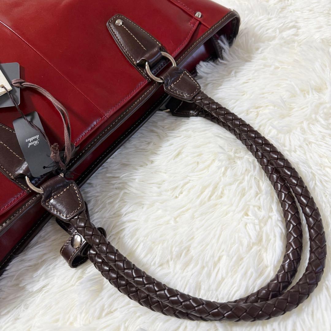 【未使用】Kiefer neu キーファーノイ ビジネスバッグ トートバッグ 赤