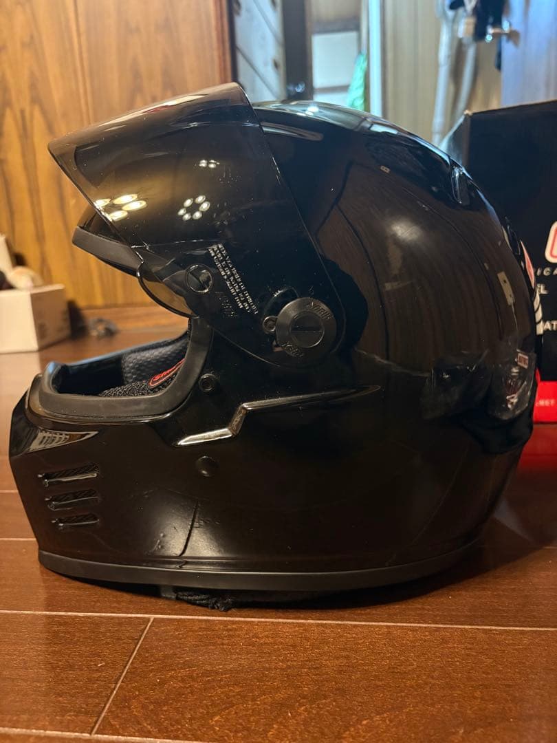 SIMSON アウトロウ58センチフルフェイスヘルメット ブラック