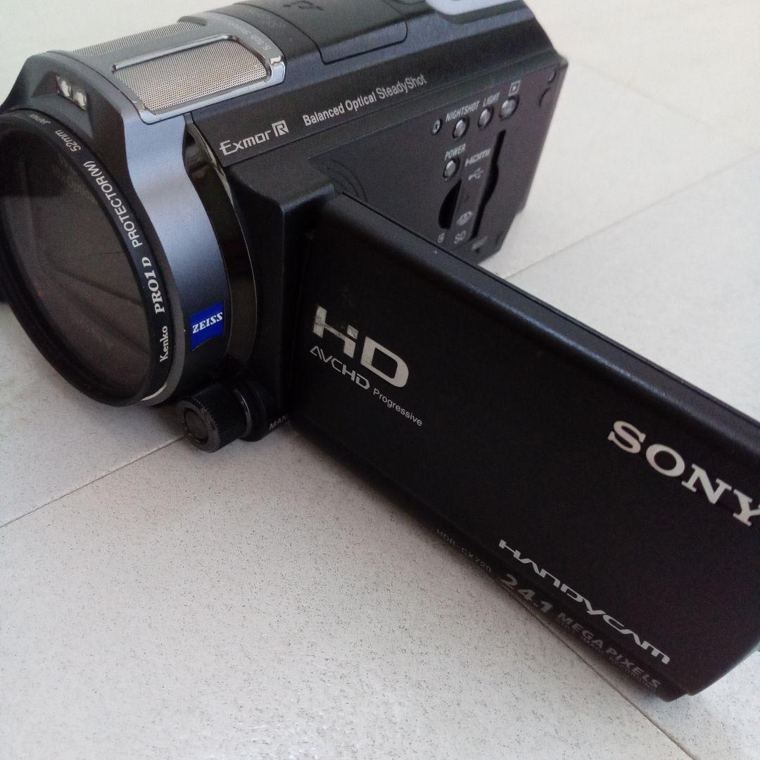 美品SONY HDR-CX560 ビデオカメラ バッテリーセット