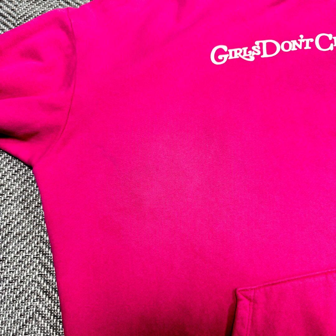 超希少 ガールズドントクライ エンジェル パーカー フーディ ピンク L