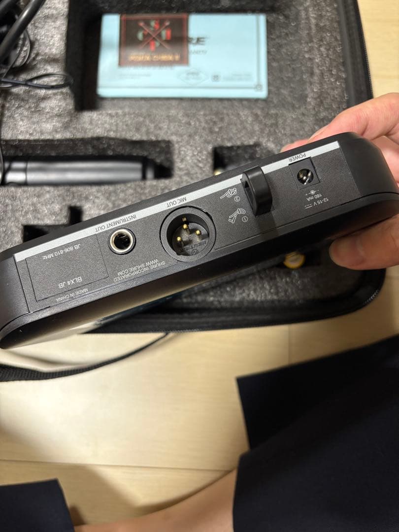 SHUREBLX24J/SM58-JBワイヤレスマイク