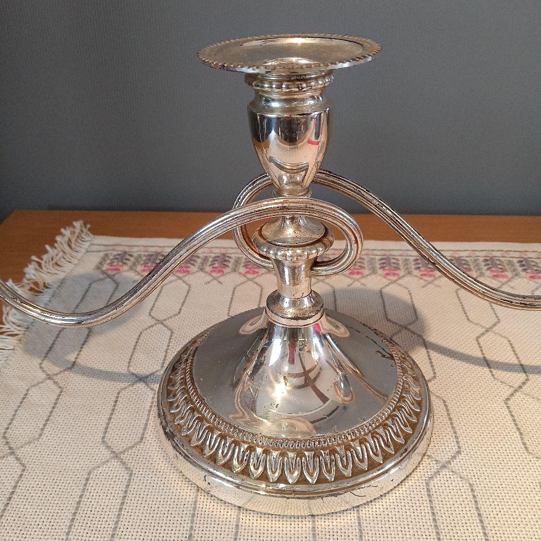 イギリスアンティーク 燭台 キャンドルスタンド VINERS社 イギリス