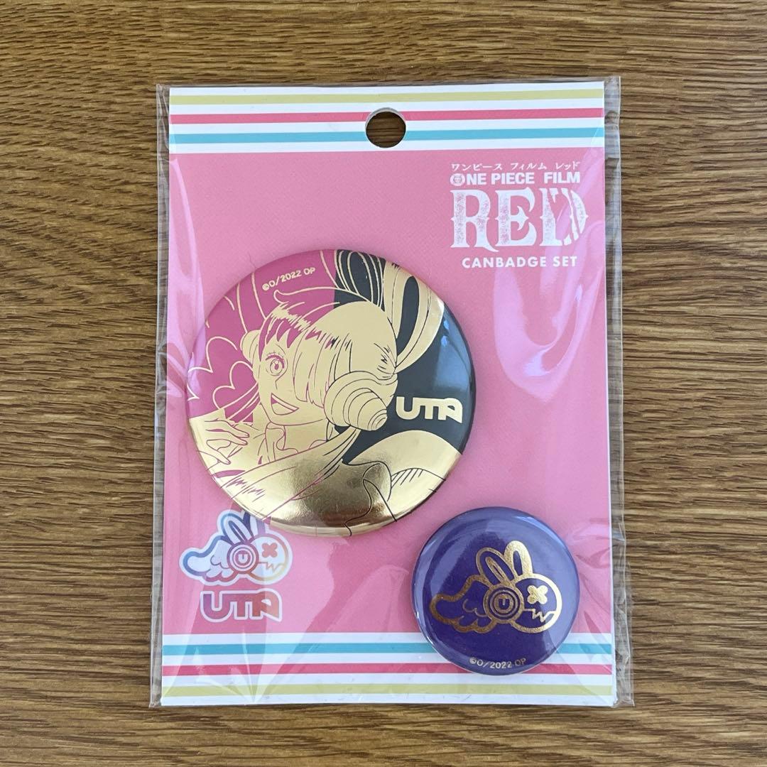 ワンピース ウタ 缶バッジ - メルカリ