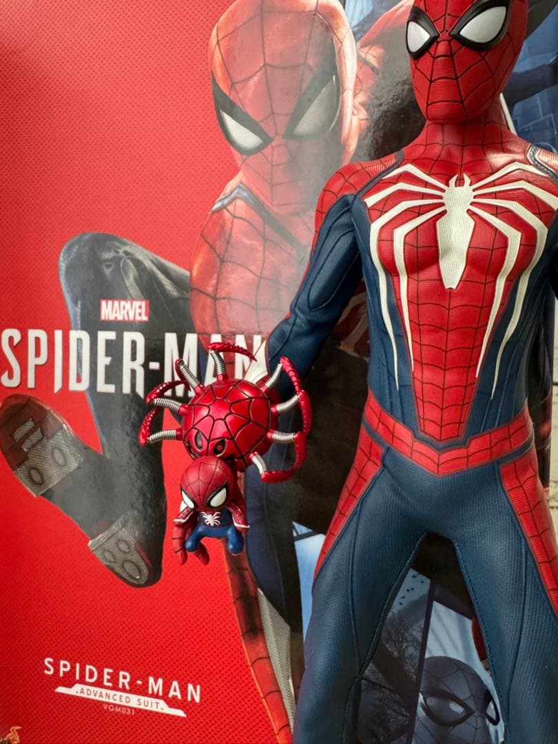 ホットトイズ VGM031 スパイダーマン (アドバンスド・スーツ版) - メルカリ