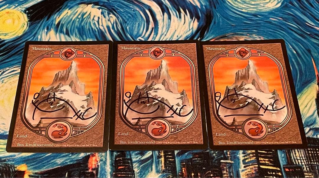 mtg 稀少 トモハッピーサイン 山3枚セット