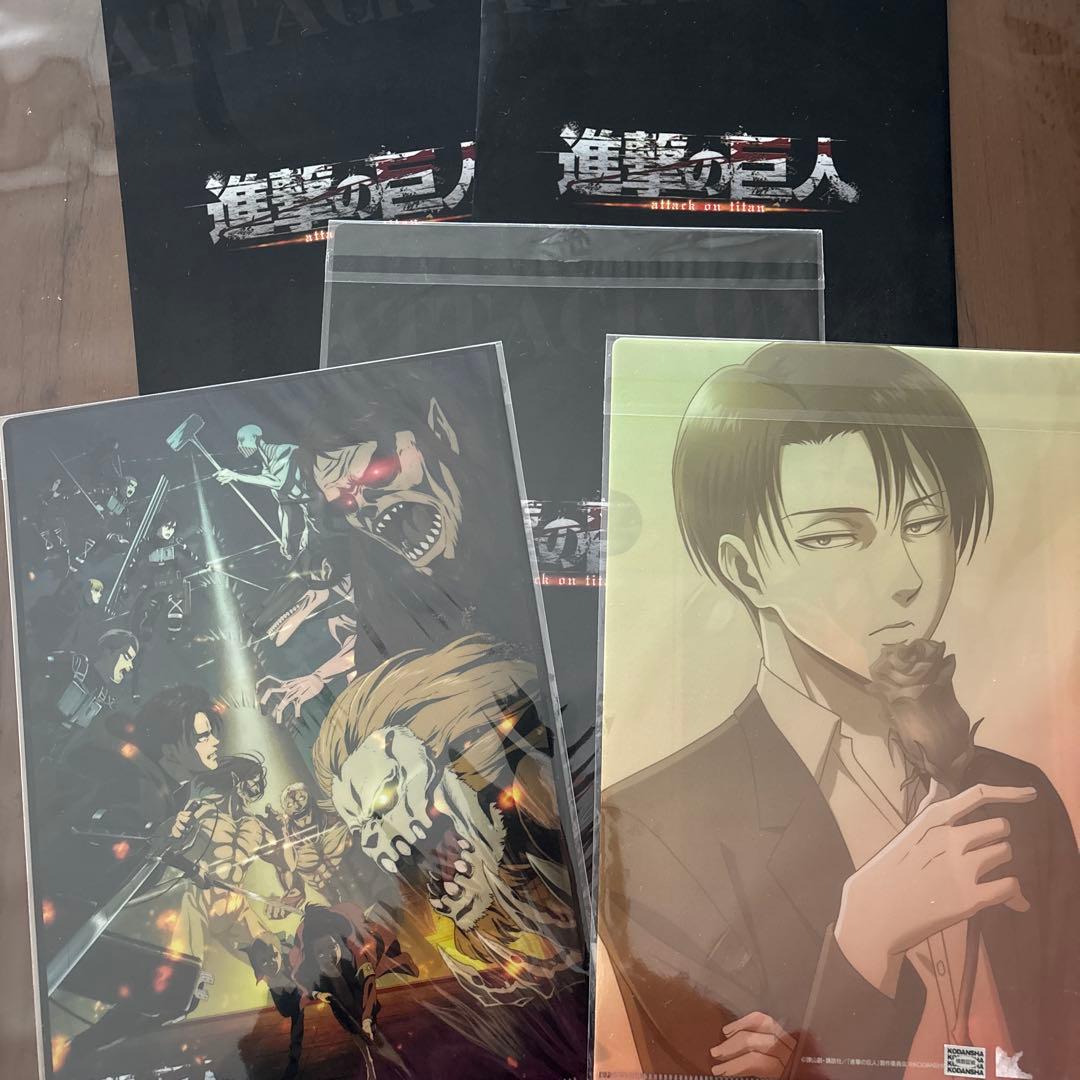 進撃の巨人 リヴァイ クリアファイル 5枚セット - メルカリ