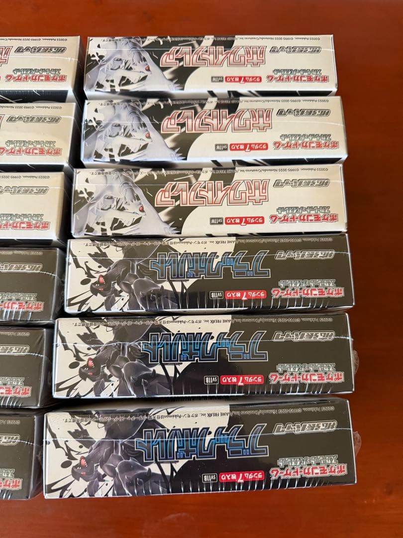 ブラックボルト×6ホワイトフレア×6シュリンク付き未サーチ　カートン付き