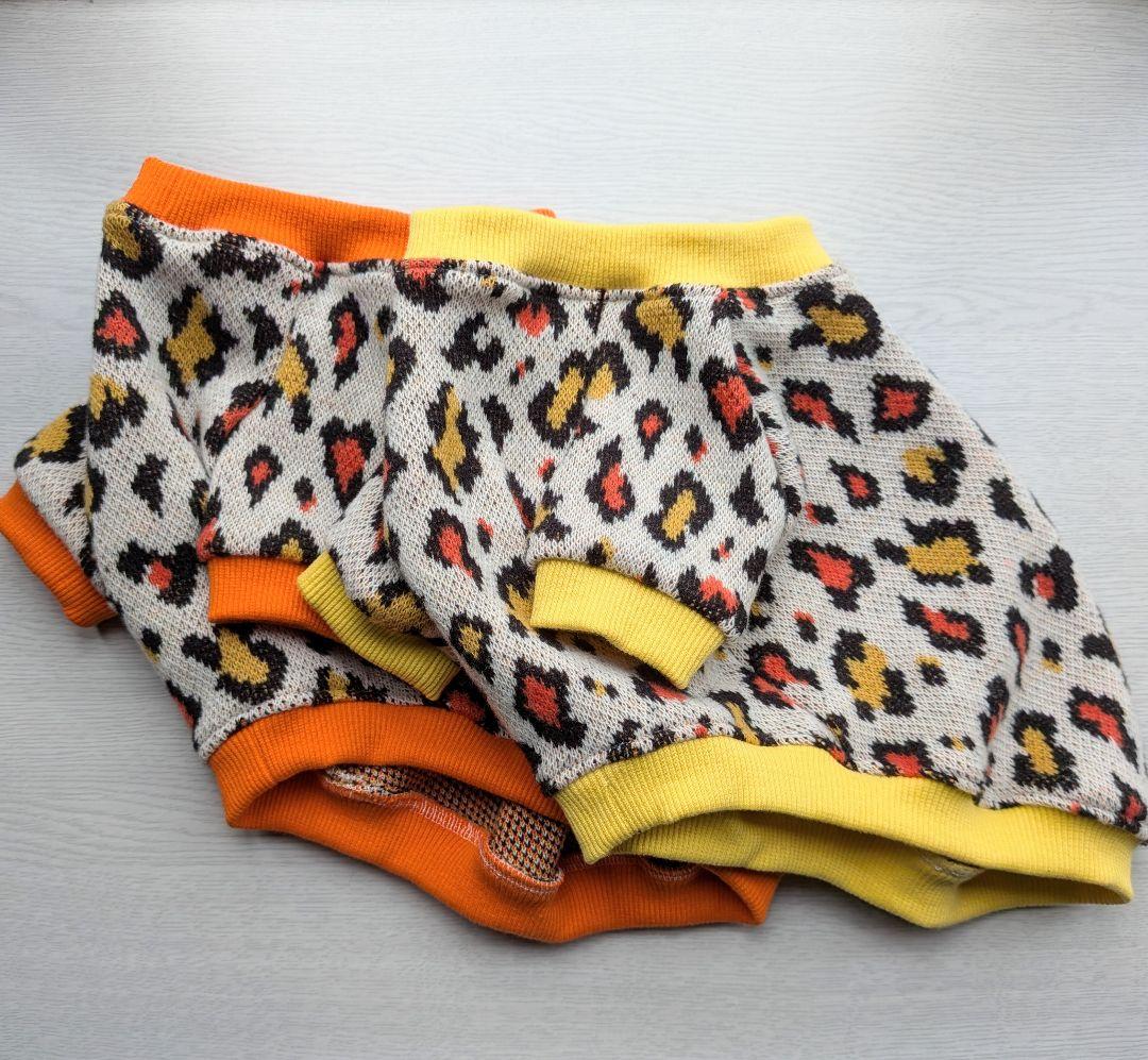 MYSKMT様専用 フレブル服 レオパード柄ラグラン ハンドメイドの通販は