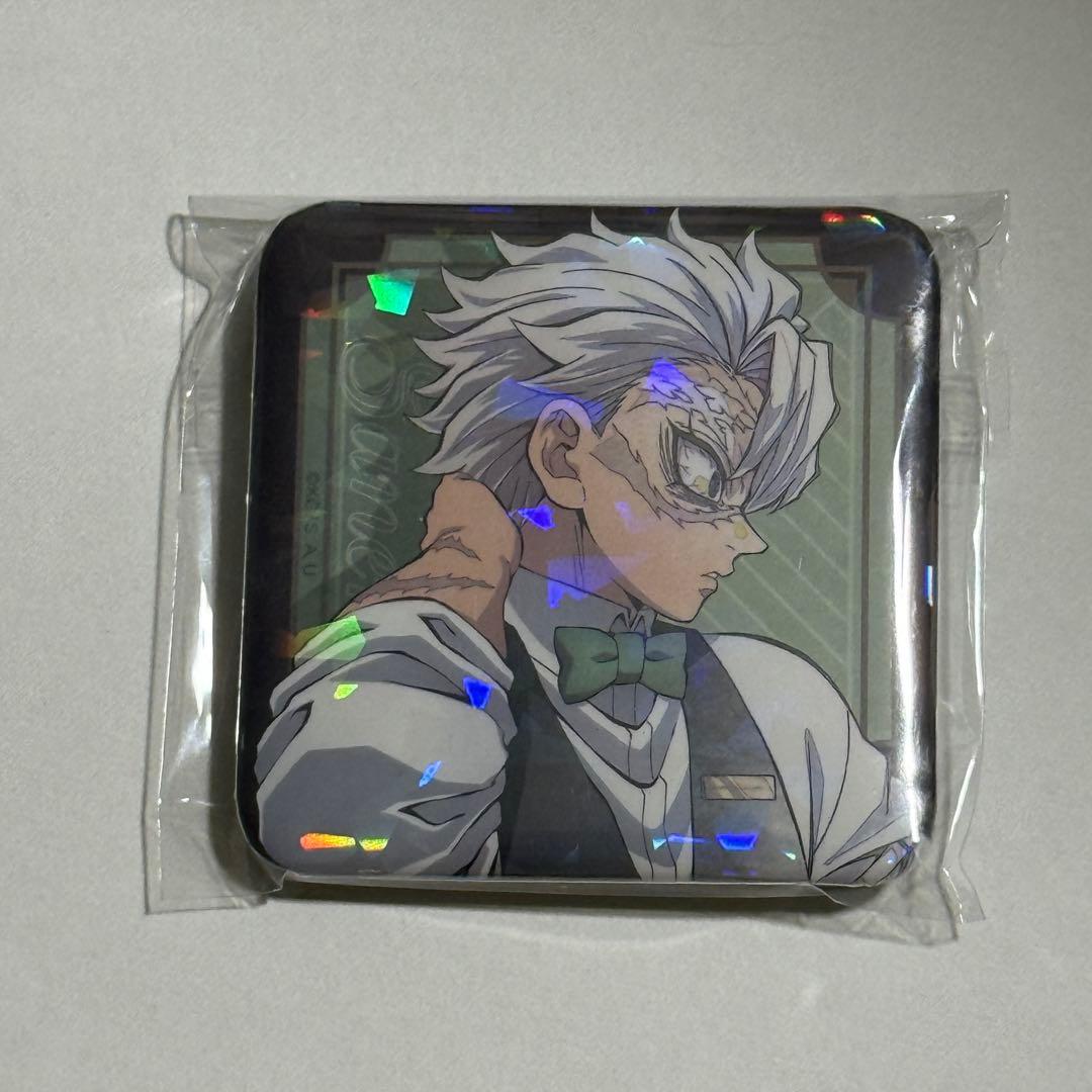 鬼滅の刃 モクテル ロト グリッター缶バッジ不死川実弥 - メルカリ