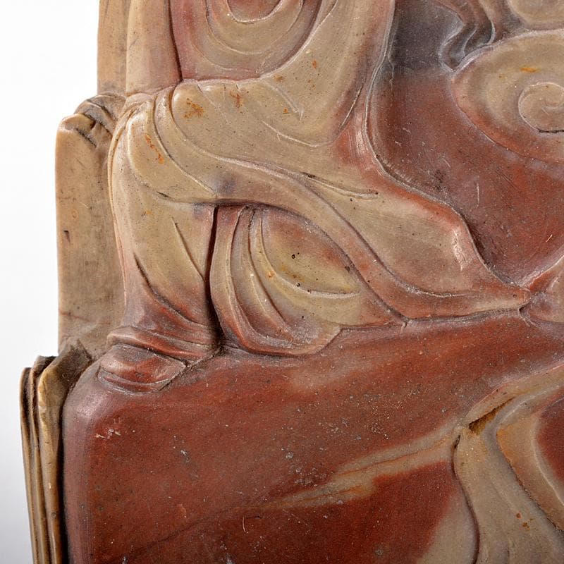 中国 玉石寿山石彫刻 達磨像 人物像 置物 C R5457 中国 玉石寿山石彫刻