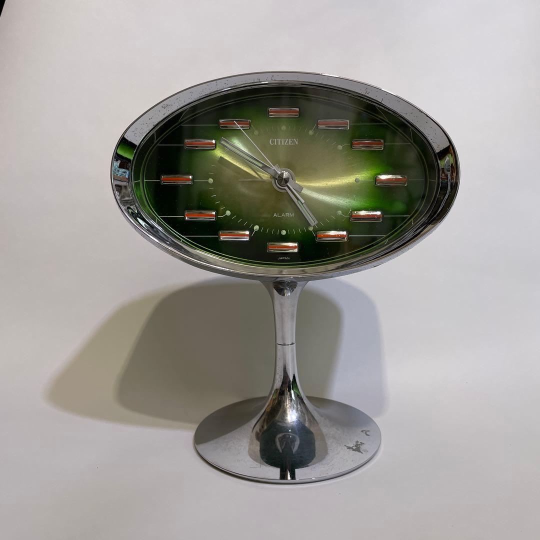 シチズンcitizen置き時計 レトロ スペースエイジ - メルカリ