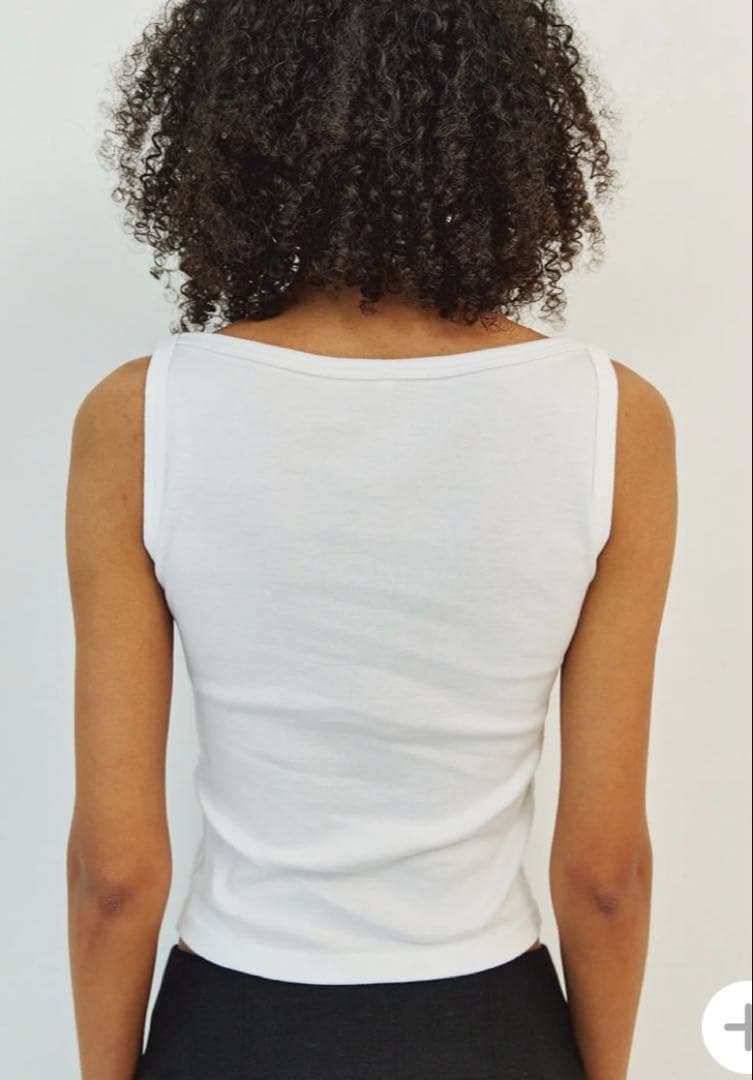 トップス boat neck tanktop