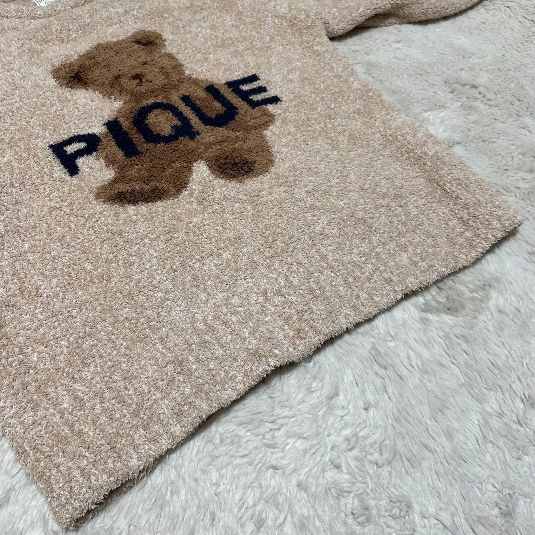 未使用級　ジェラートピケ　ルームウェア　パジャマ　セットアップ　くま　クマ　ベア