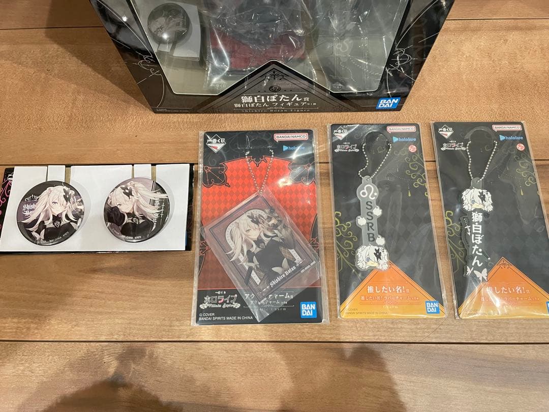 一番くじ ホロライブ　獅白ぼたん賞 フィギュア　5点セット