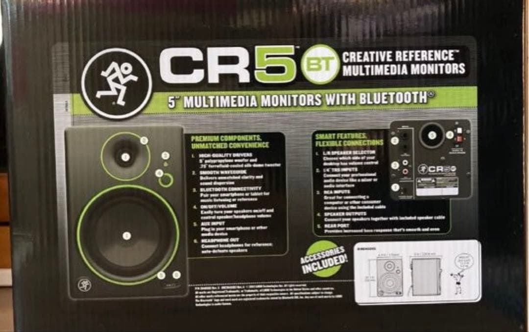 MACKIE マッキー Bluetooth対応　スピーカー CR5BT