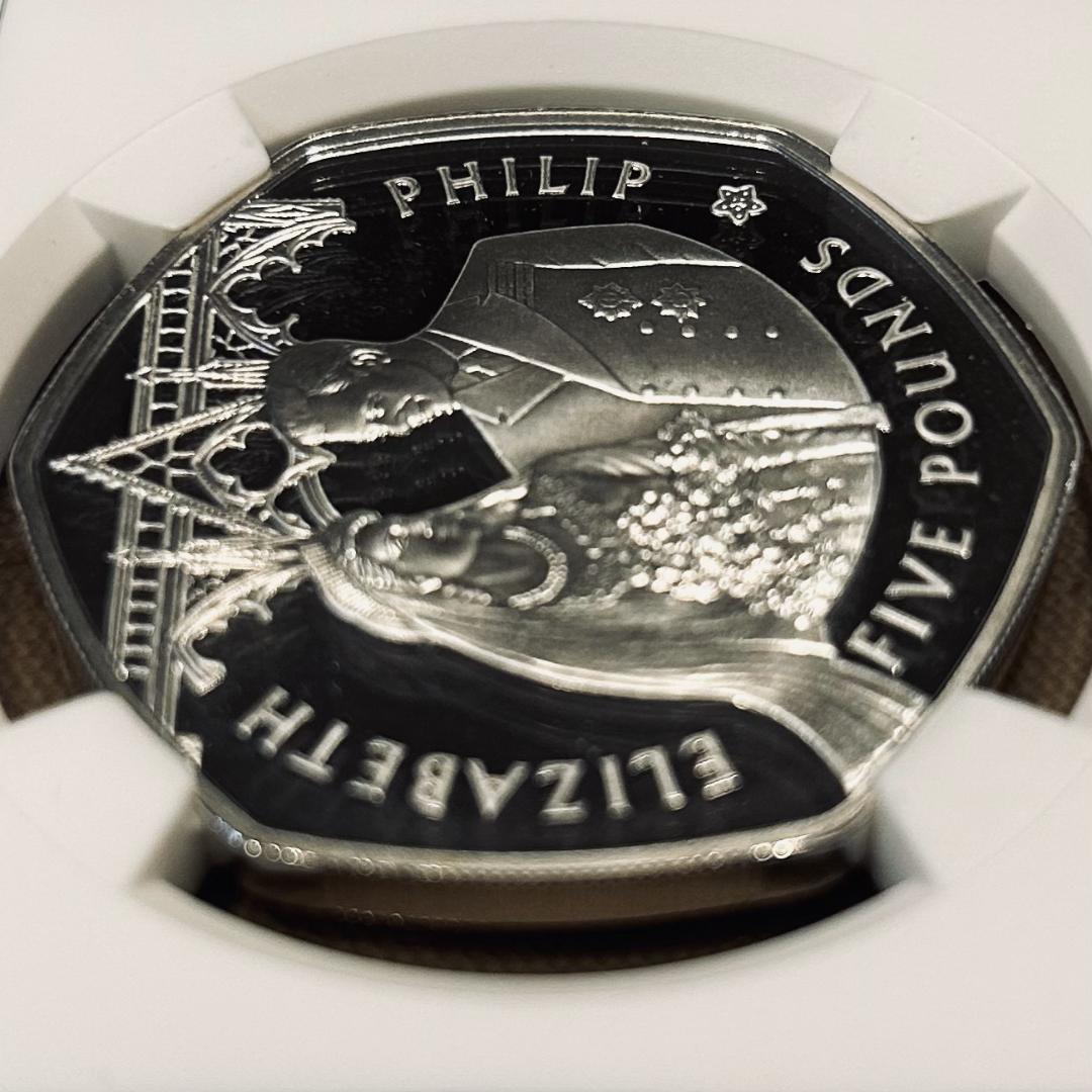 2007年 オルダニー エリザベス女王結婚60周年 銀貨（NGC PF68UC）