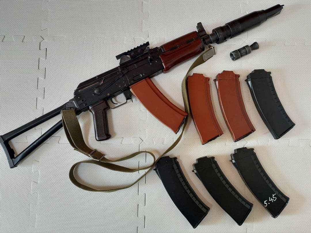東京マルイ】次世代AKS74U＋バック＋マガジン5本＋ベルトインサート付
