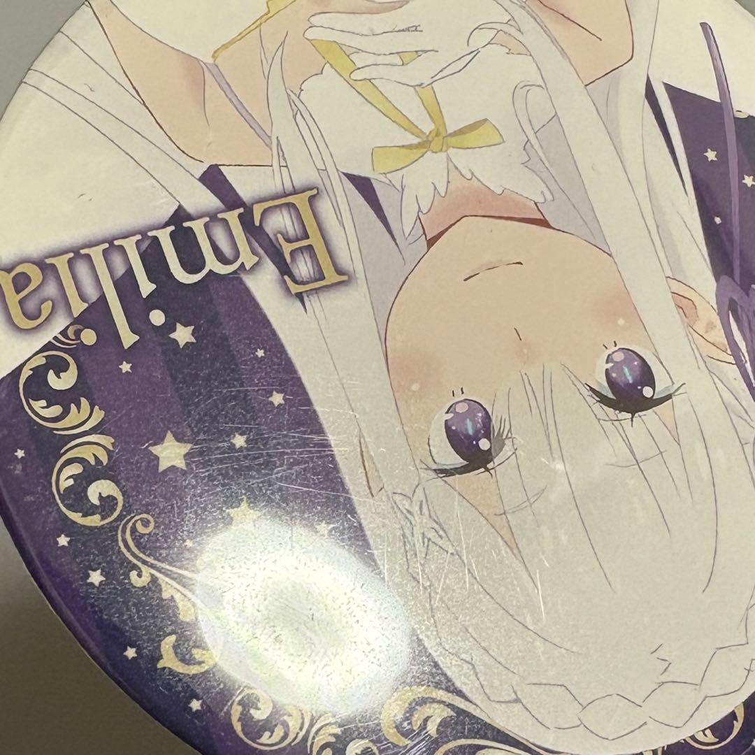 エミリア 天使ver セガコラボカフェ Re：ゼロから始める異世界生活 缶バッジ