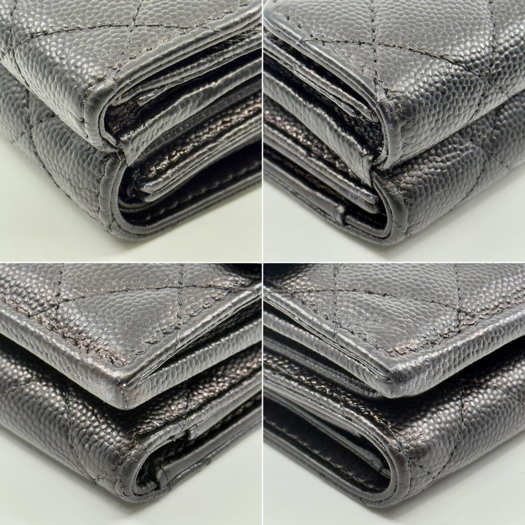 CHANEL シャネル マトラッセ スモールウォレット 三つ折り財布