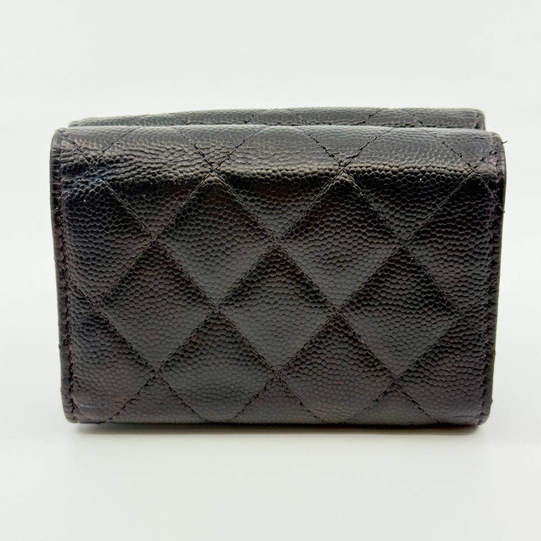 CHANEL シャネル マトラッセ スモールウォレット 三つ折り財布