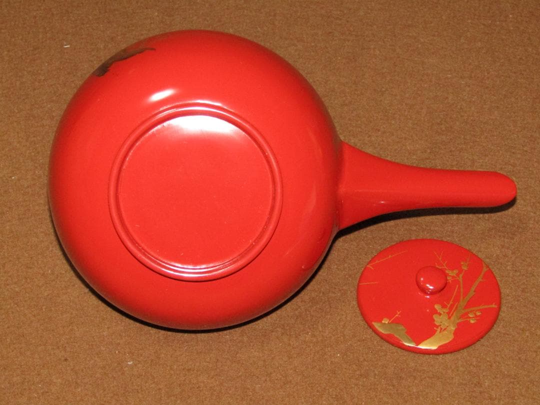 【輪島塗　蒔絵　松竹梅図　屠蘇器揃】美品　正月道具