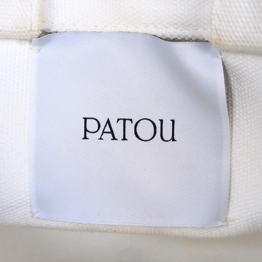 パトゥ ショルダーバッグ ハンドバッグ 2way ホワイト スモール キャンバス