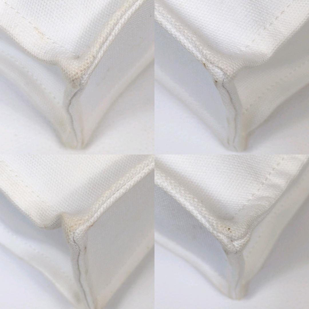 パトゥ ショルダーバッグ ハンドバッグ 2way ホワイト スモール キャンバス