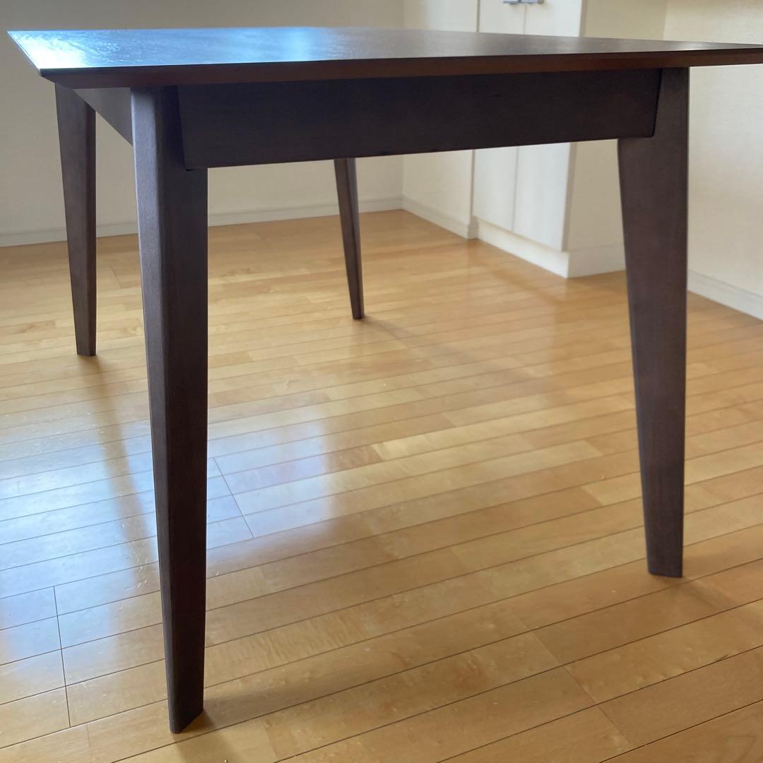IKEA ダークブラウン 木製 ダイニングテーブル単品