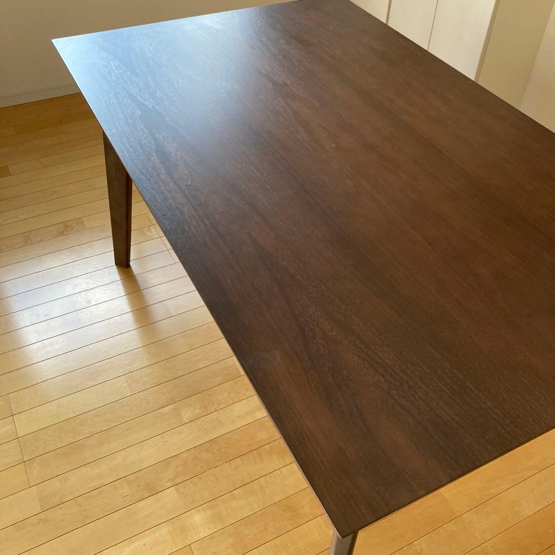 IKEA ダークブラウン 木製 ダイニングテーブル単品