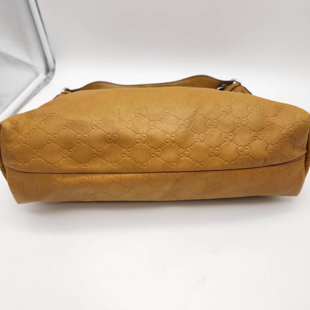 グッチ ワンショルダーバッグ グッチシマ ホーボー型 オールレザー A4 肩掛け