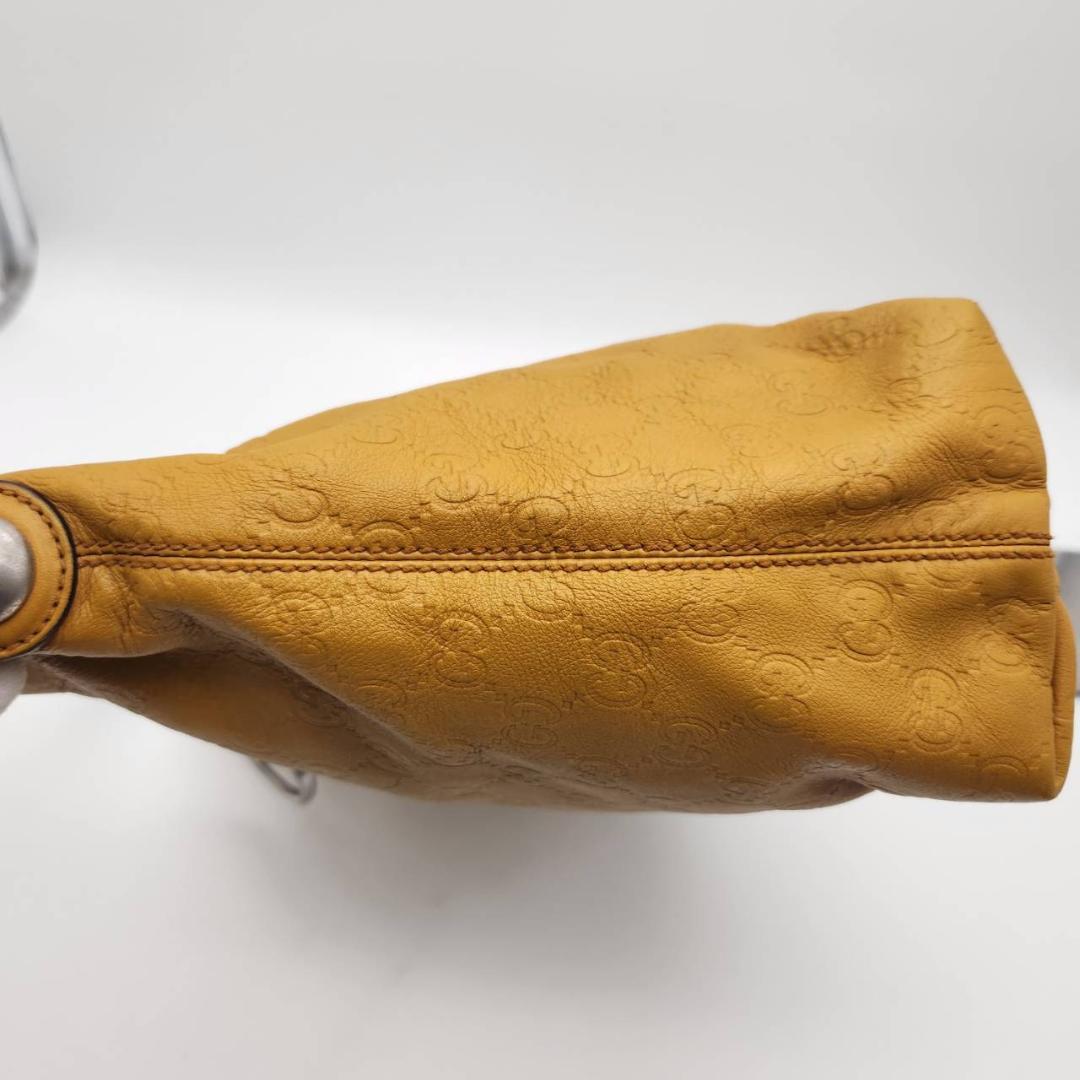 グッチ ワンショルダーバッグ グッチシマ ホーボー型 オールレザー A4 肩掛け