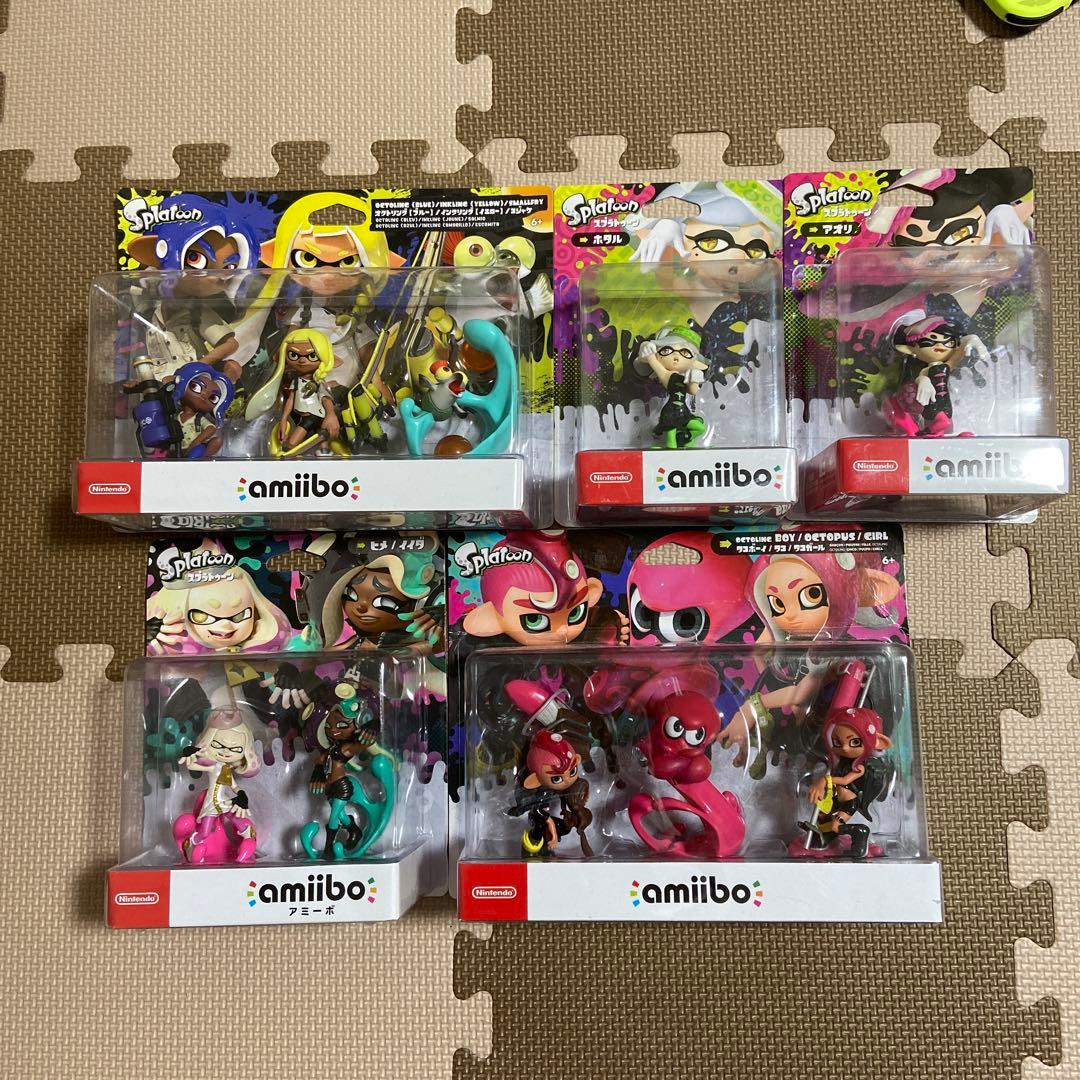 スプラトゥーンamiiboまとめ売り 即購入可、バラ売り可能です スプラ