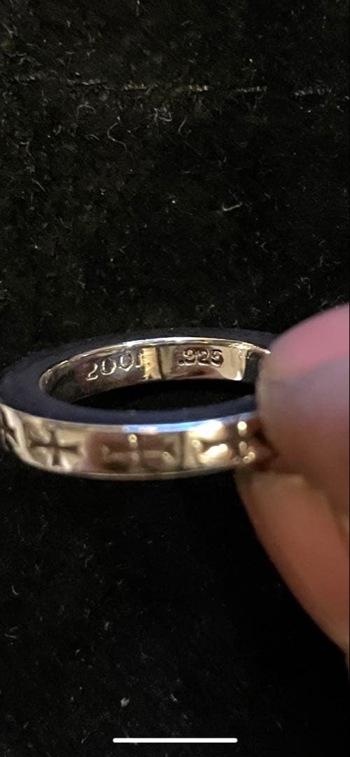 クロムハーツ 3mm スペーサーリング ファックユー