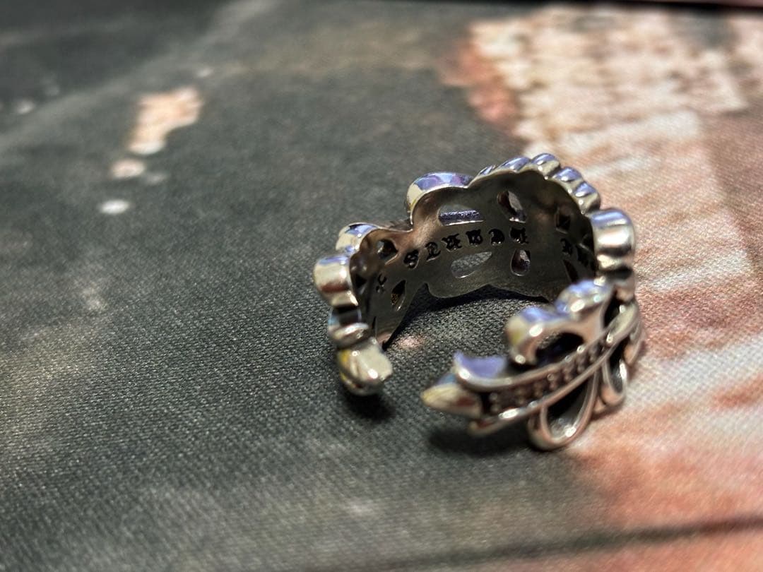 高級 シルバーストーン入り リング（新品未使用）2点セット