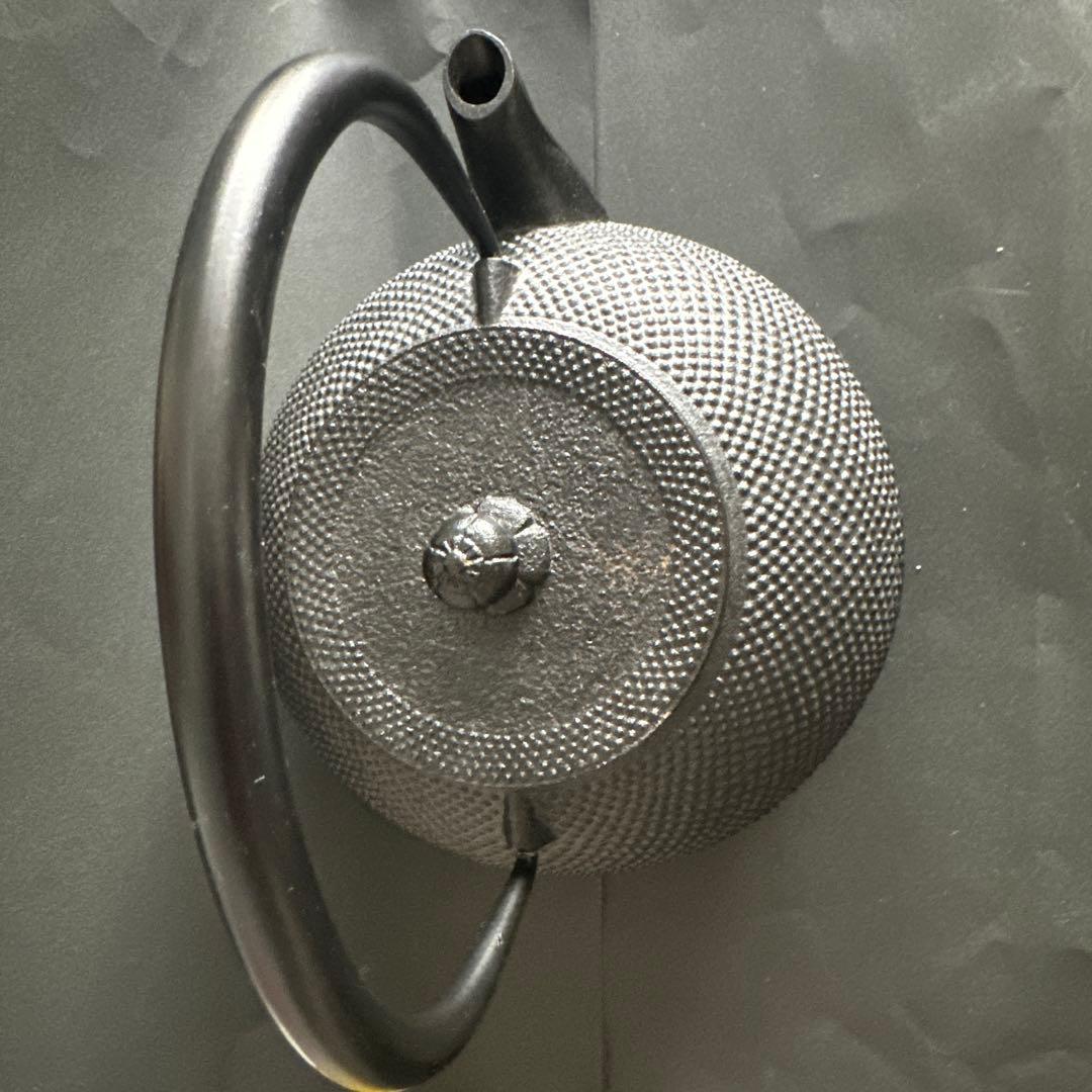 11月中のみ値下げします！南部鉄瓶丸アラレ池永造【極上品】囲炉裏/お茶道具