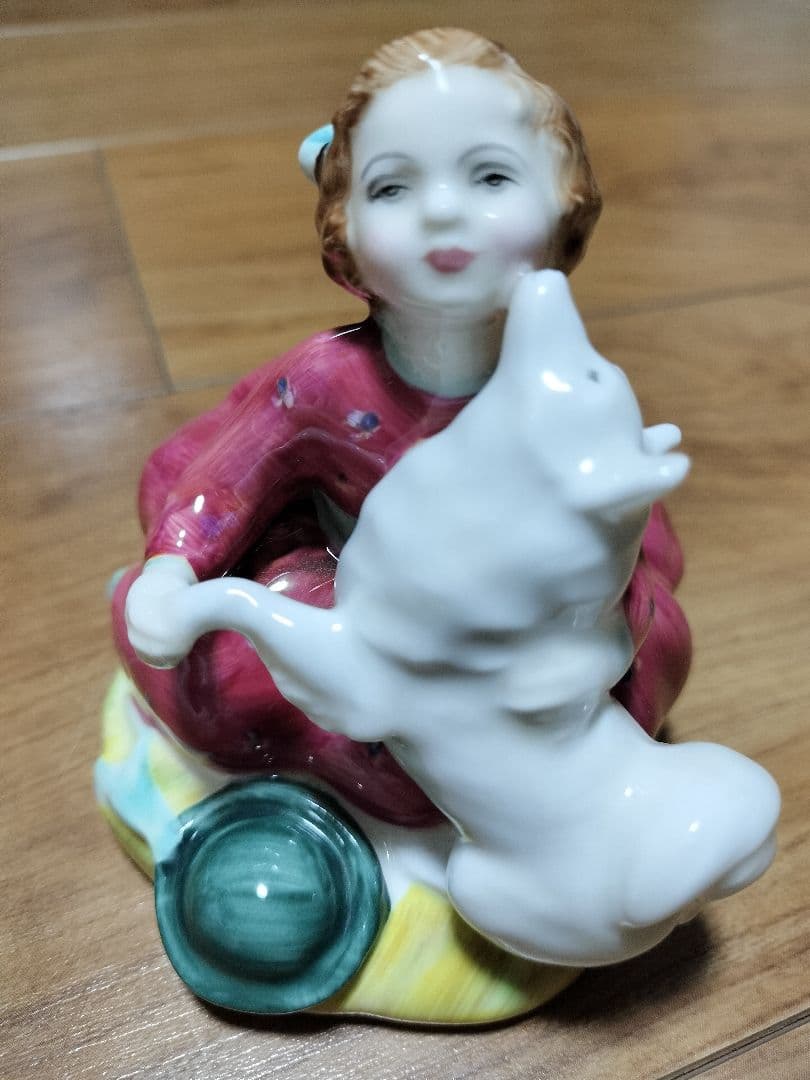 ロイヤルドルトン 陶器人形 フィギュリン アンティーク 置物 2体セット