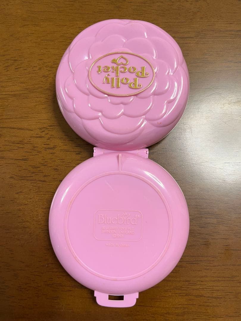 ポーリーポケット・くるりんバレリーナ・コンパクト・丸型・パープル・1993年