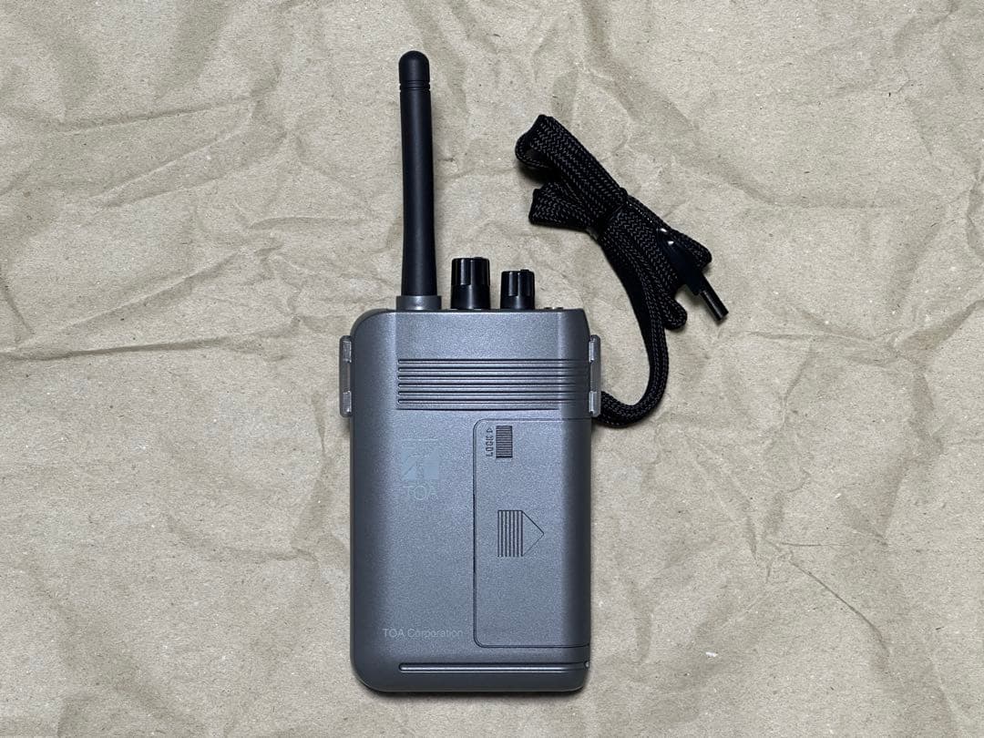 【完動美品】 TOA WT-1100 + YP-E401 2台 ワイヤレス受信機