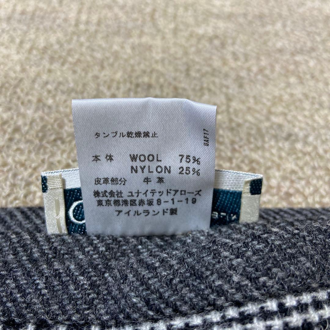 O'NEIL OF DUBLIN ラップスカート バックプリーツ チェック　秋冬