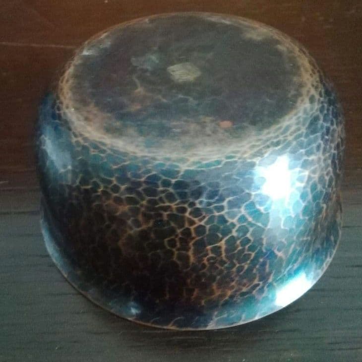 逸品 玉川堂 鎚起銅器 兎図紋 香炉 花活け 灰皿 和骨董 アンティーク