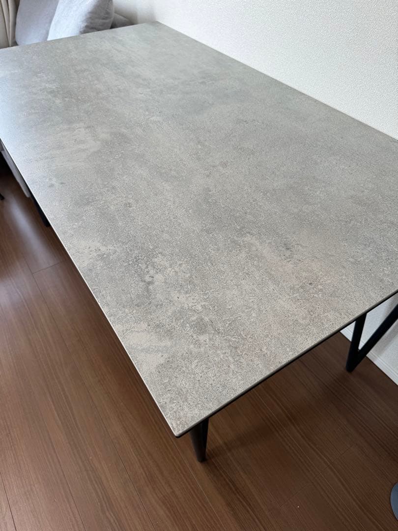 石目調 セラミックテーブル 150cmダイニングテーブル 4人掛け ニュートン