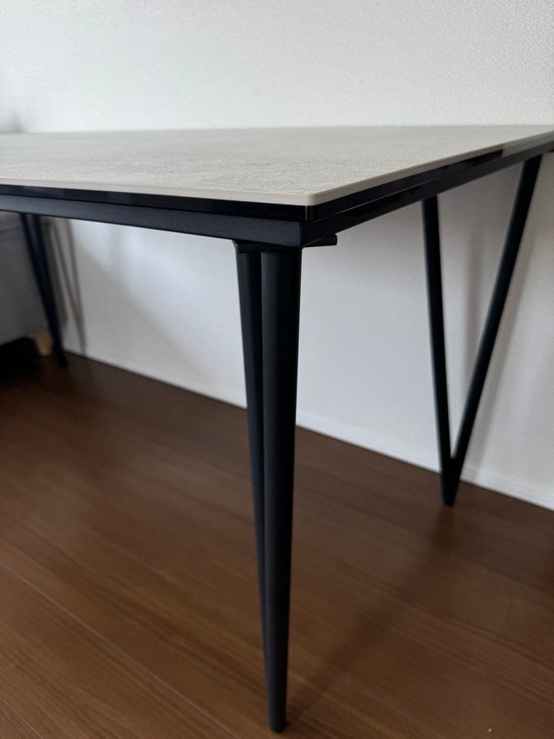 石目調 セラミックテーブル 150cmダイニングテーブル 4人掛け ニュートン