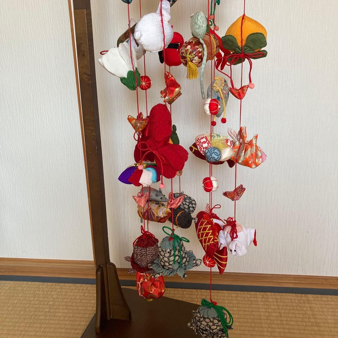 ハンドメイド⭐︎吊るし飾り⭐︎つるしびな⭐︎正絹・ちりめん♡ひな祭り
