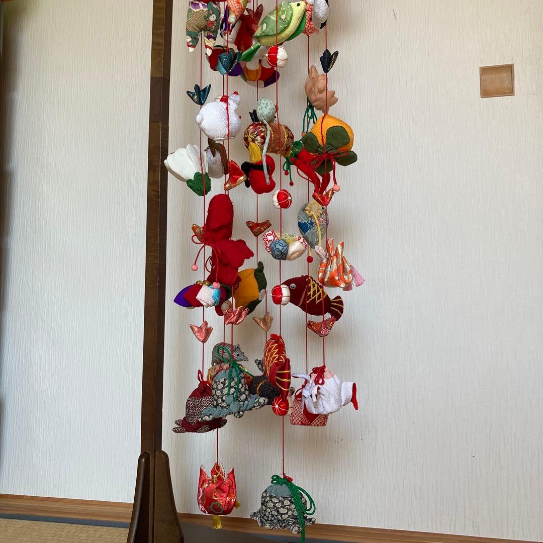 ハンドメイド⭐︎吊るし飾り⭐︎つるしびな⭐︎正絹・ちりめん♡ひな祭り