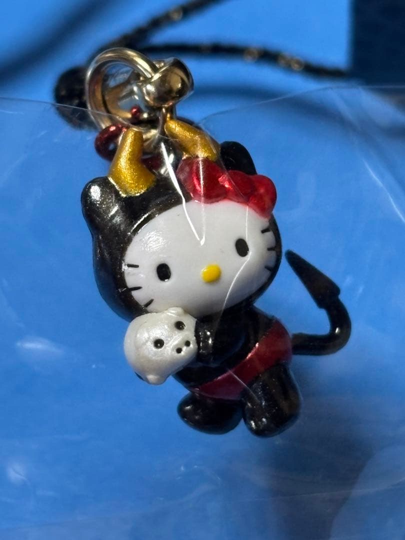 ハローキティ デビル 悪魔　根付 ストラップ　2種セット　希少