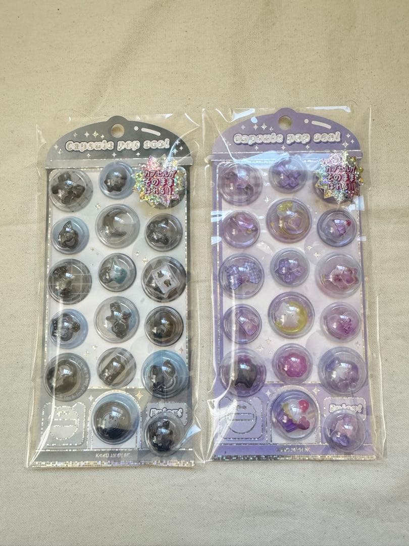 ボンボンドロップ　タイル　シール　しずくちゃん　マイメロ　カービィ　タイル