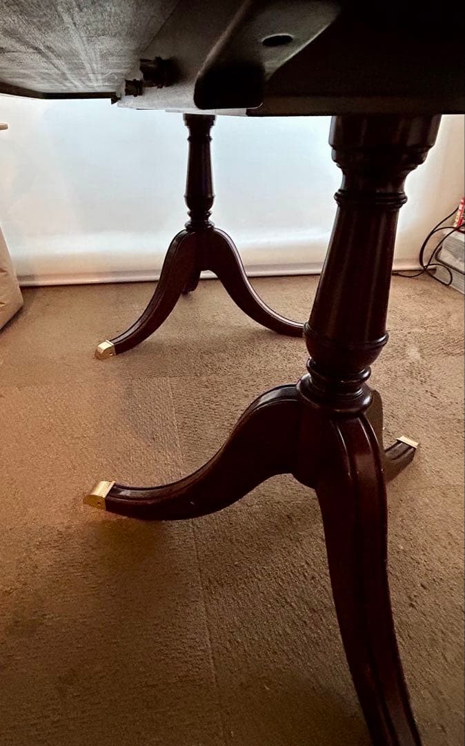 ダークブラウン 木製座卓 長方形 直接のお取引希望 - メルカリ