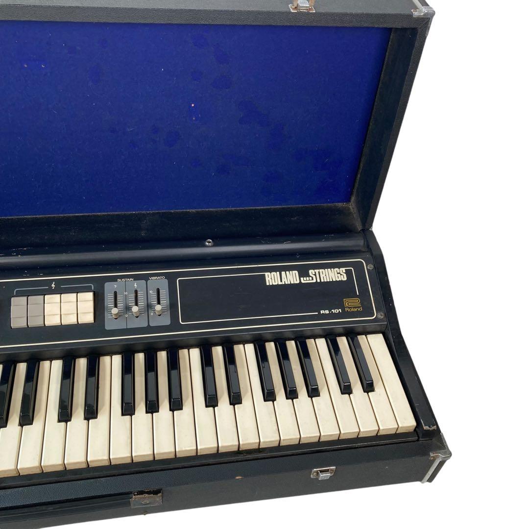 Roland シンセサイザーRS-101 通電のみ確認ジャンク品