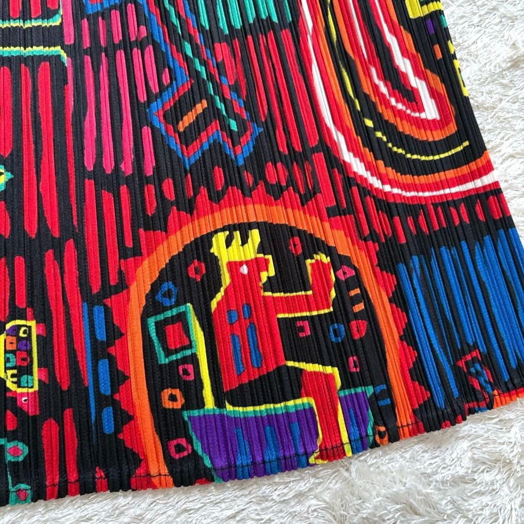 極美品☆希少☆プリーツプリーズ☆イッセイミヤケ☆お洒落なスカート☆サイズ２